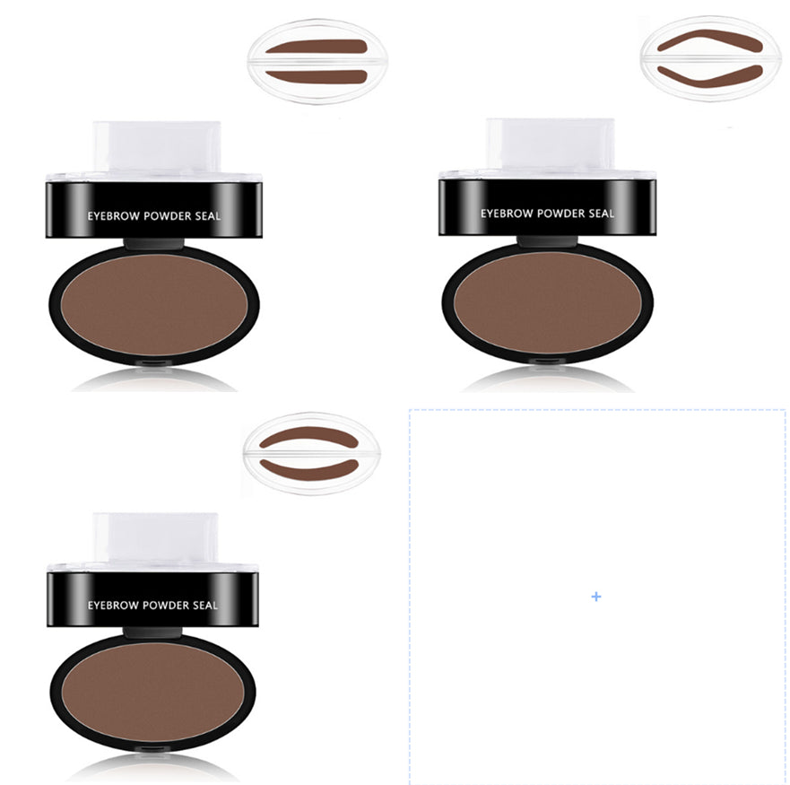 Kit de plantillas de maquillaje profesional para cejas en polvo, tinte, sello, impermeable, levantamiento de cejas, potenciadores de cejas, kit de plantillas