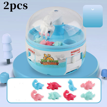 Jouet Gashapon pour Enfants Mini Machine à Pince Dinosaures Jouets pour Enfants