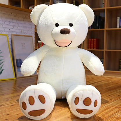 Peluche Grand Ours en Peluche Couleur Unie