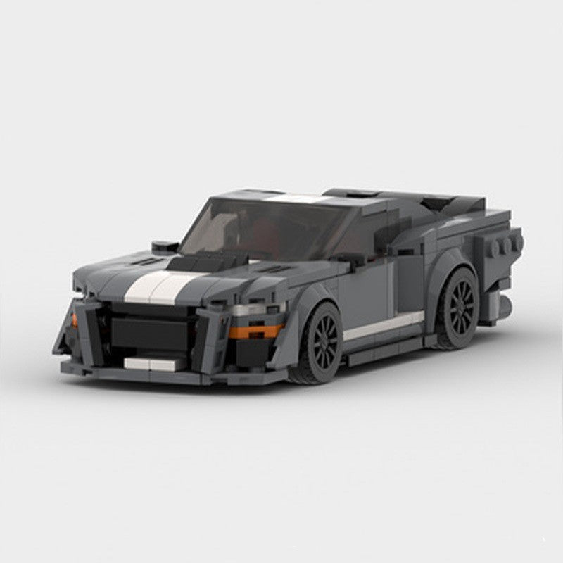 Construction de briques de course classique Speed 8 Grids Ford Mustang Shelby GT500