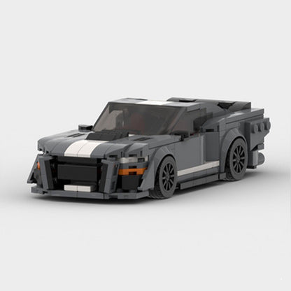 Construction de briques de course classique Speed 8 Grids Ford Mustang Shelby GT500