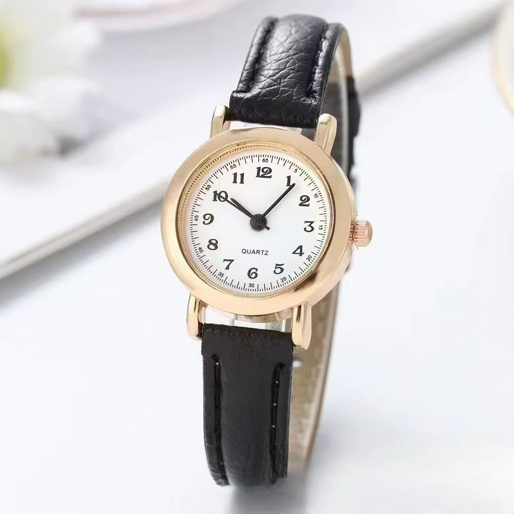 Montre de Couple à Petit Cadran, Style Coréen, Mignonne et Littéraire, à Fine Bracelet, pour Étudiante