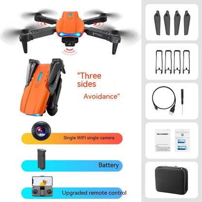 E99pro Drone aérien 4k Double caméra haute définition Caméra trois côtés