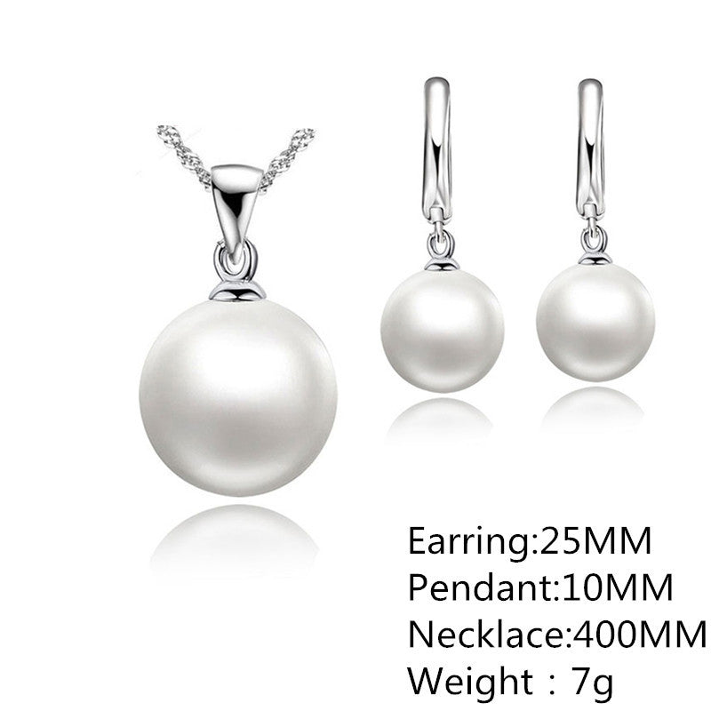 Boucles d'oreilles perles 10mm, pampilles perles chaîne vague d'eau
