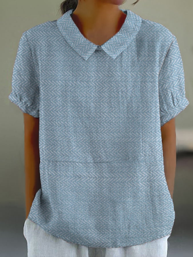 Camiseta de manga corta para mujer, con diseño retro creativo