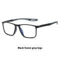 Gafas de lectura HD TR antirayos azules para personas de mediana edad y mayores