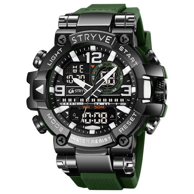 Nuevo reloj electrónico luminoso deportivo colorido impermeable, reloj multifuncional para estudiantes