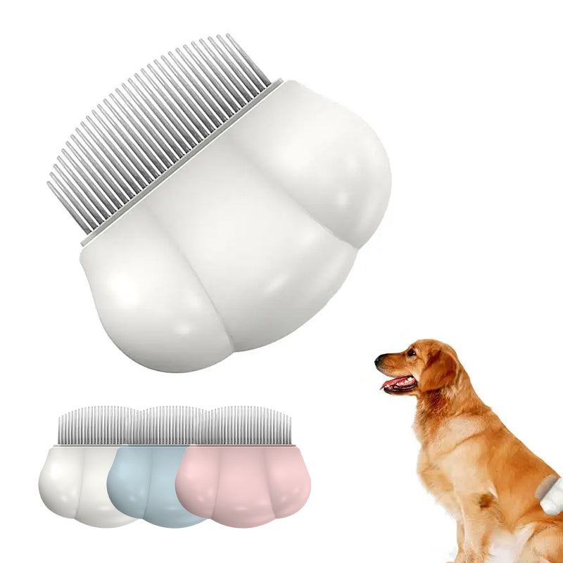Peine de aseo para perros, cómodo, para mascotas, pequeños piojos, peines universales para la muda, cepillo en forma de concha, elimina enredos para perros, conejos y productos para mascotas