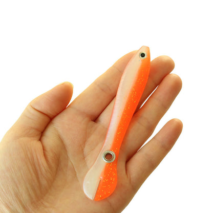 Un señuelo de imitación que rebota con mecanismo antideslizante, cebo de pesca artificial blando para lubina, trucha, lucio, primavera y otoño