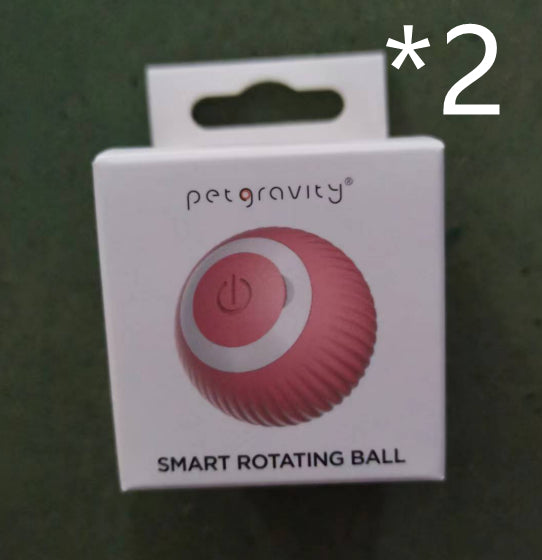 Pelota rodante inteligente de gravedad para gatos, juguete de burla, pelota giratoria automática para mascotas