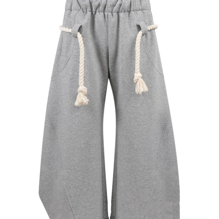 Pantalon coupé fin ample Athleisure Streetwear Sassy Summer
