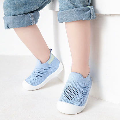 Chaussures Bébé Tout-petit Semelle Souple Antidérapantes Légères en Tissu Volant