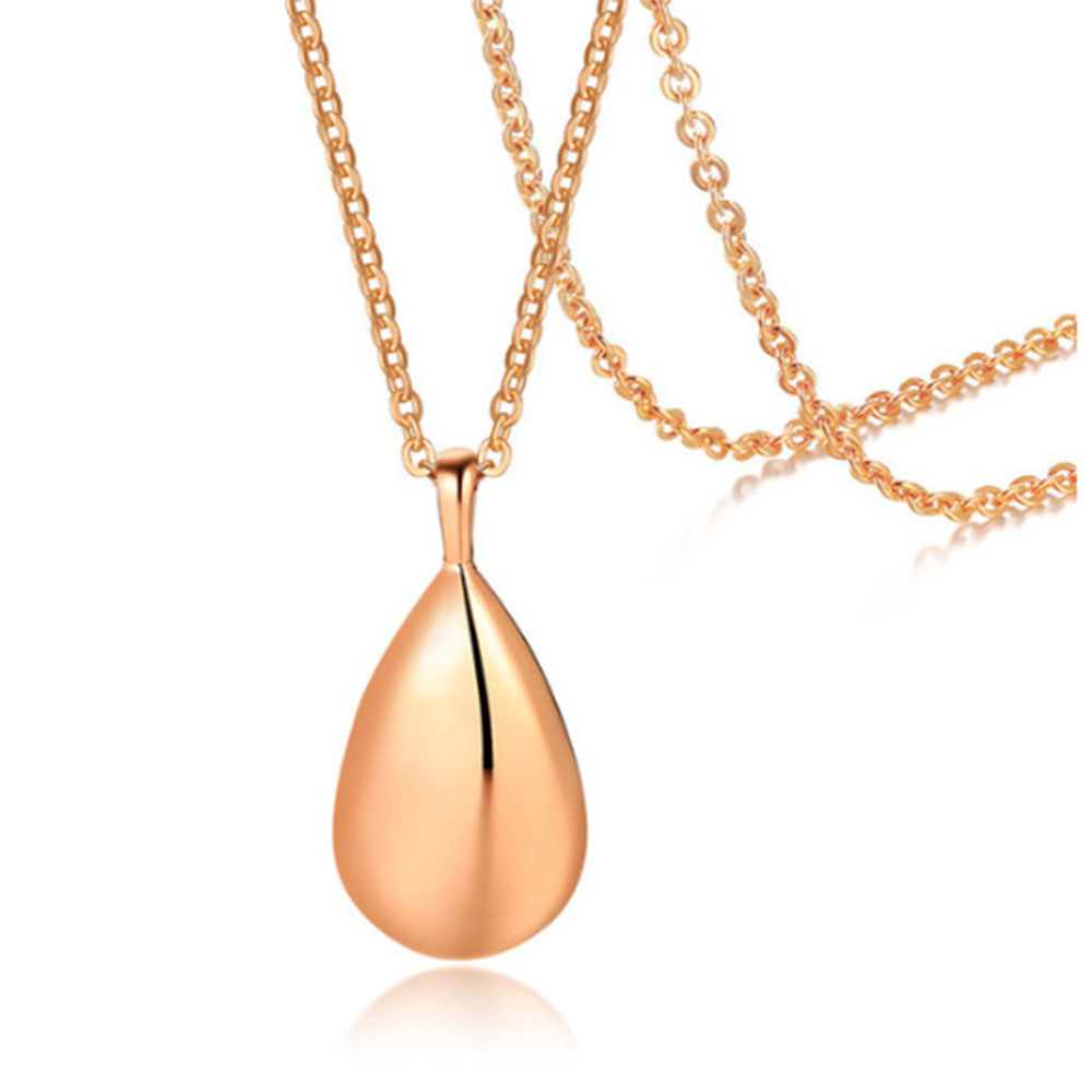 Collier flacon de parfum compte-gouttes en acier inoxydable, chaîne à cendres, urne funéraire, pendentif commémoratif avec chaîne