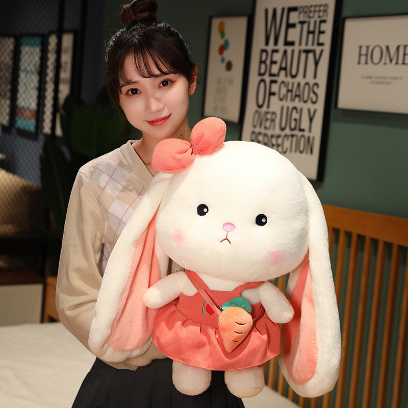 Nouvelle Peluche Lapin Blanc Mignonne et Tendance