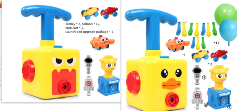Jouet de tour de lancement de ballon à propulsion par inertie, expérience scientifique, jouet éducatif pour enfants, cadeau