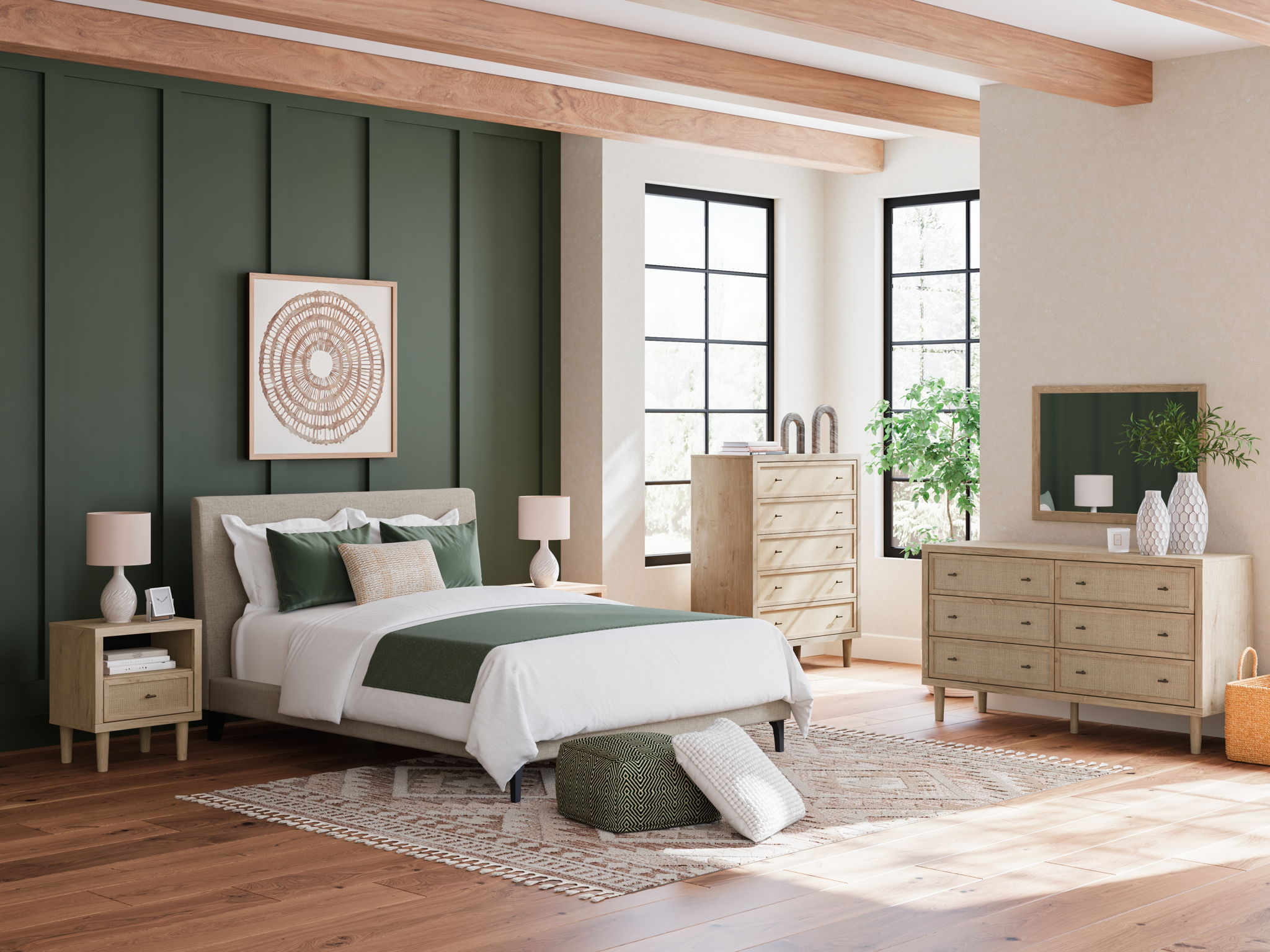 Cielden - Upholstered Bedroom Set-0