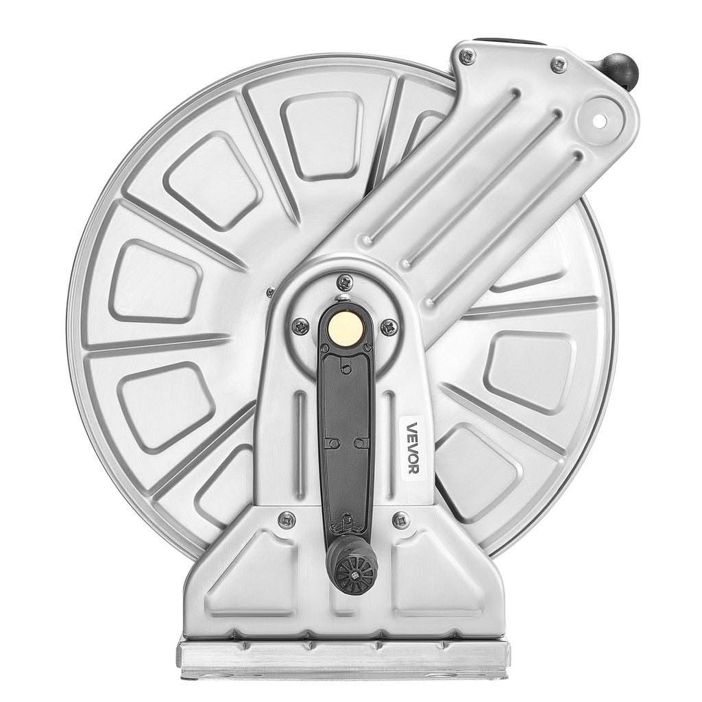 Wall Mounted Garden Hose Reel 150ft Hose Winder Brass
