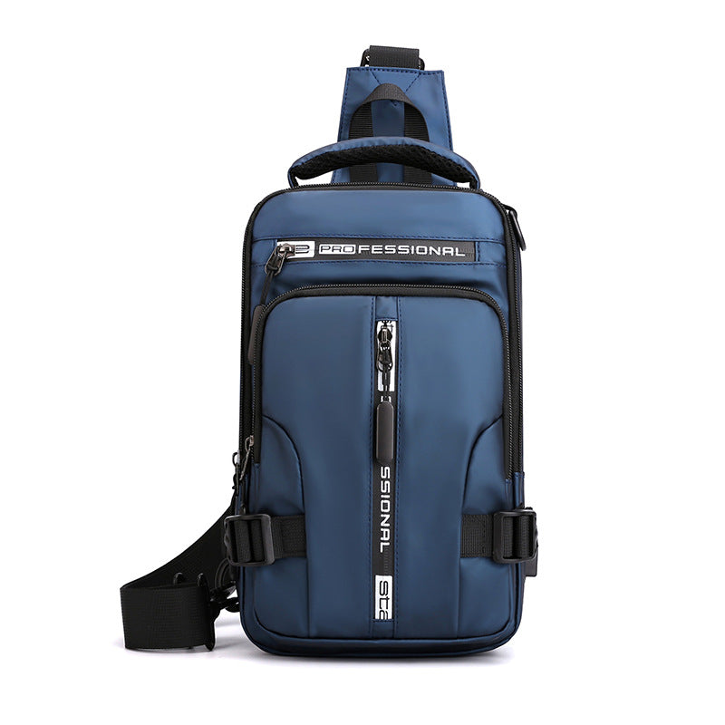 Bolsos cruzados para hombre Mochila multifuncional Bolsos de hombro y pecho