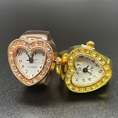 Nuevo Reloj de Anillo Digital Joyería Creativa para Estudiantes