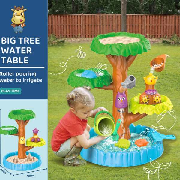 Mesa de playa para niños, traje de juguete de jardín con piscina de cuatro capas