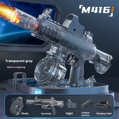 Nouveau pistolet à eau électrique Ice Mouse Ice Explosion, haute vitesse, tir continu, rechargement à liaison, grande capacité pour enfants
