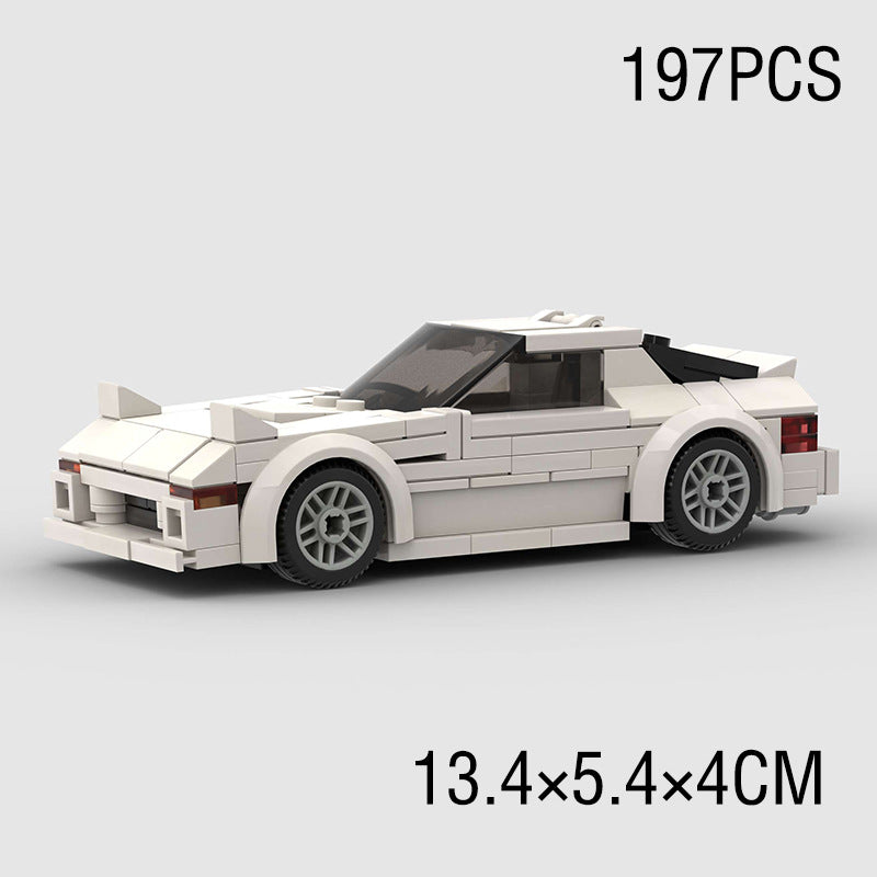 Jouets pour enfants Modèle de voiture Voiture de sport et petites briques de construction MOC Jouets éducatifs