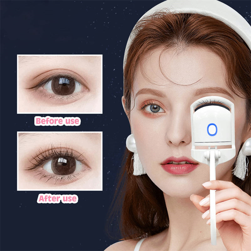 Recourbe-cils chauffant électrique à contrôle de température Mini recourbe-cils électrique portable rechargeable