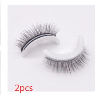 Cils en Vison 3D Réutilisables, Cils Naturels Faux Auto-adhésifs, Maquillage sans Colle, Extension de Cils en Soie