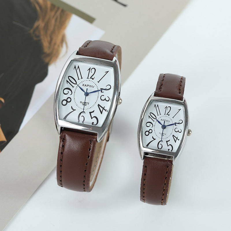Montre-ceinture carrée tendance pour filles