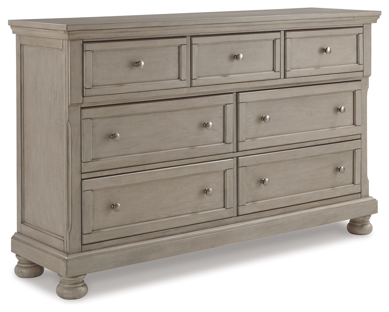 Light Gray Sleigh Bed Set 6 Pc Bedroom Furniture in Grey Signature Design By Ashley-2