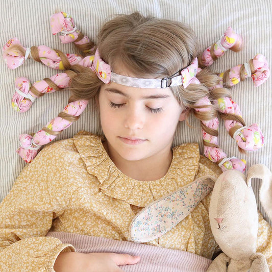 Rizadores, cinta rizadora, diadema, rodillos de seda para el cabello, herramientas de bricolaje para el peinado de mujeres