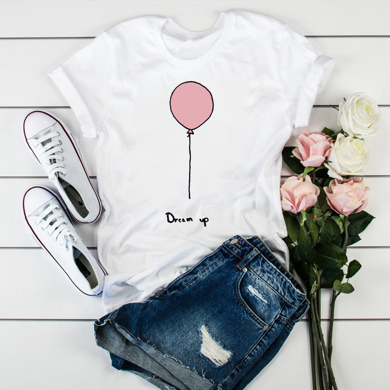 Camiseta de manga corta holgada para mujer, talla grande