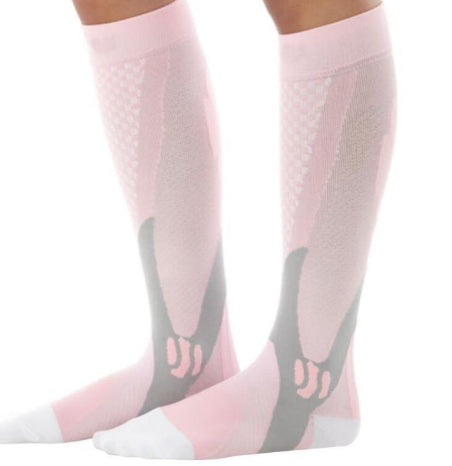 Calcetines de compresión para hombre y mujer. El mejor ajuste atlético gradual para correr, viajar en avión, aumentar la resistencia, la circulación y la recuperación.