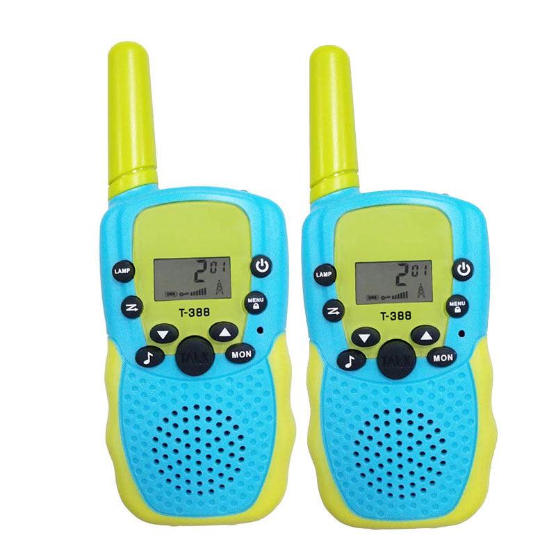 Walkie-talkie de juguete interactivo de mano para niños y padres al aire libre