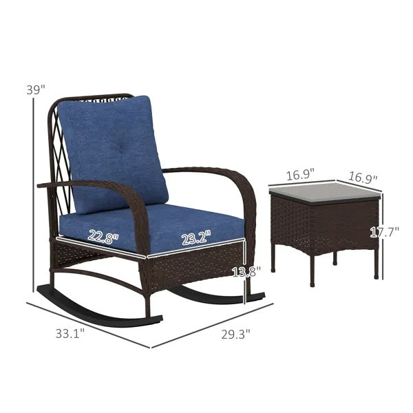 Sillón chaise longue de ratán, conjunto de muebles de patio de mimbre