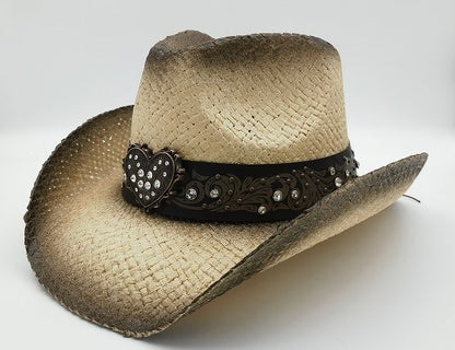 Chapeau Fedora d'été de style ethnique occidental