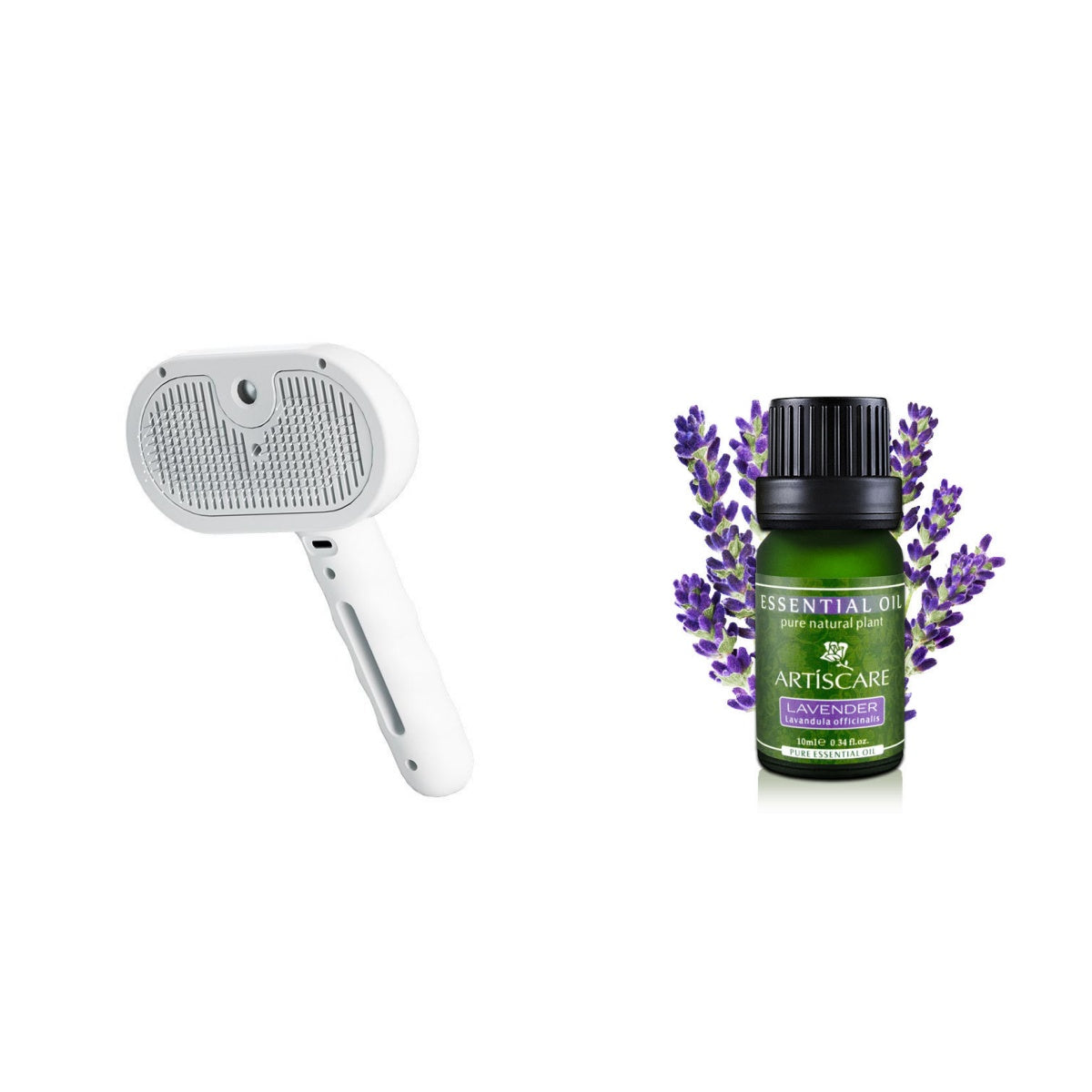 Pulverizador para mascotas Peine eliminador de pelo para mascotas Cepillo de limpieza Accesorios para gatos Herramientas de aseo para perros Peine humidificador de niebla de agua para desenredar Suministros para mascotas