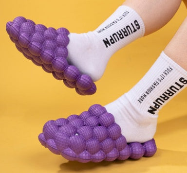 Nuevas sandalias de masaje de malla para el baño, de verano, para el hogar, antideslizantes.