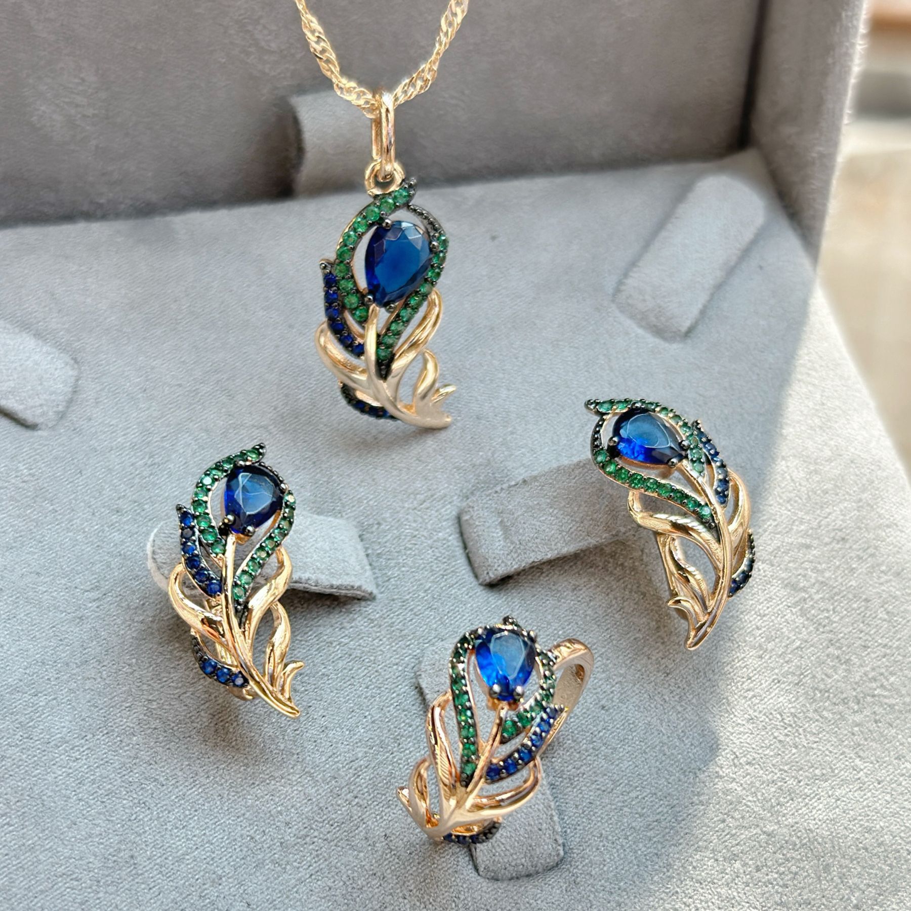 Bijoux en Zircon Micro Incrusté Or Rose Ornements