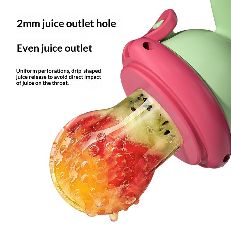 Sac à mâcher pour aliments, fruits et légumes, gadget amusant, bâton de dentition