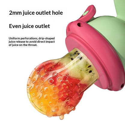 Sac à mâcher pour aliments, fruits et légumes, gadget amusant, bâton de dentition