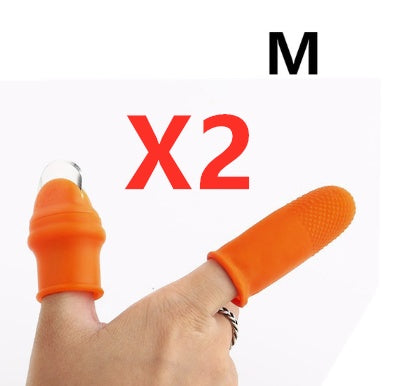 Cuchillo de pulgar de silicona, protector de dedos, equipo para cortar verduras, cuchillo para cosechar, pellizcar plantas, tijeras, guantes de jardinería