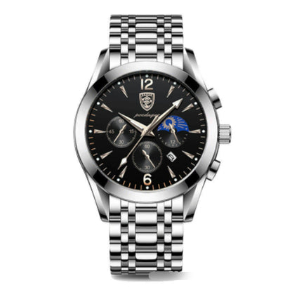 Montre à quartz étanche lumineuse pour homme avec bracelet