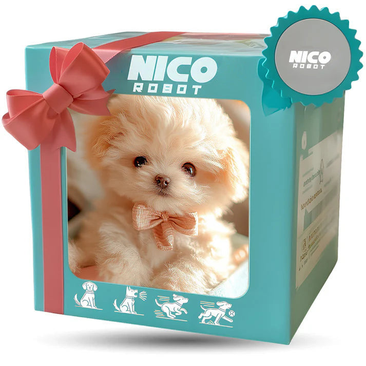 Peluche courte de chiot robot