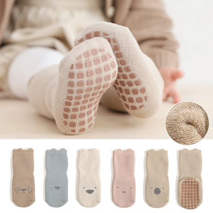 Chaussettes en coton peigné pour garçons et filles