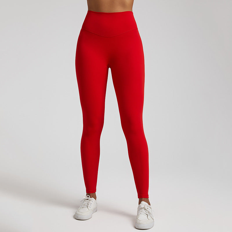 Nouveau Yoga Pantalon de Fitness Course Taille Haute Remonte-Fesses Européen et Américain