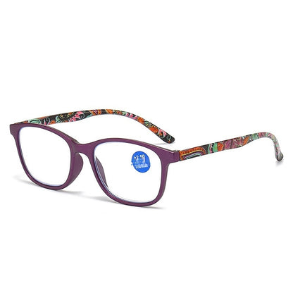 Lunettes de lecture HD anti-lumière bleue TR pour personnes âgées et d'âge moyen