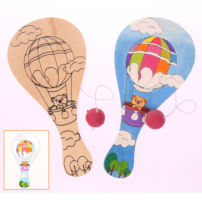 Jouet à balle créatif pour enfants, peinture faite à la main et graffiti