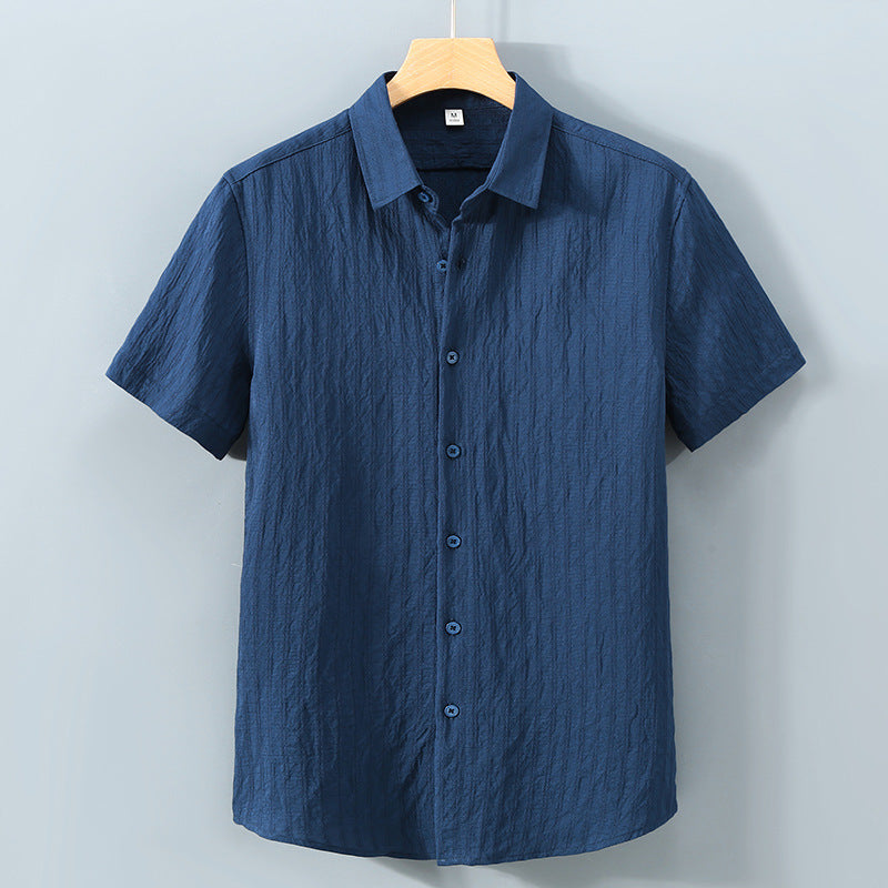 Chemise Homme Anti-UV Ample Coton Respirant