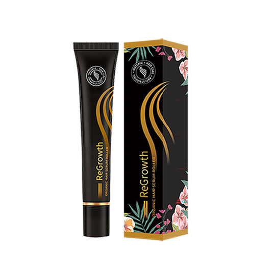 Sérum Capillaire Bio Repousse Roller Set Soin Cheveux Anti-Chute Liquide Adapté À Tous Types De Chute De Cheveux Nourrissant Le Cuir Chevelu